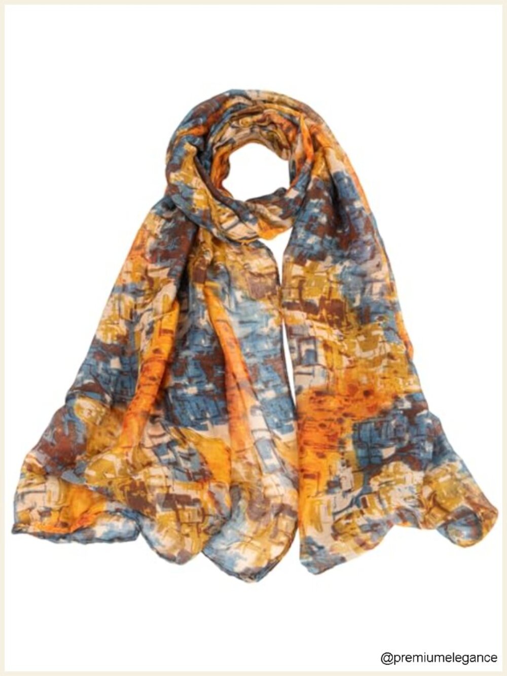 Lightweight Cotton Floral Scarf Oversized Shawl Wrap